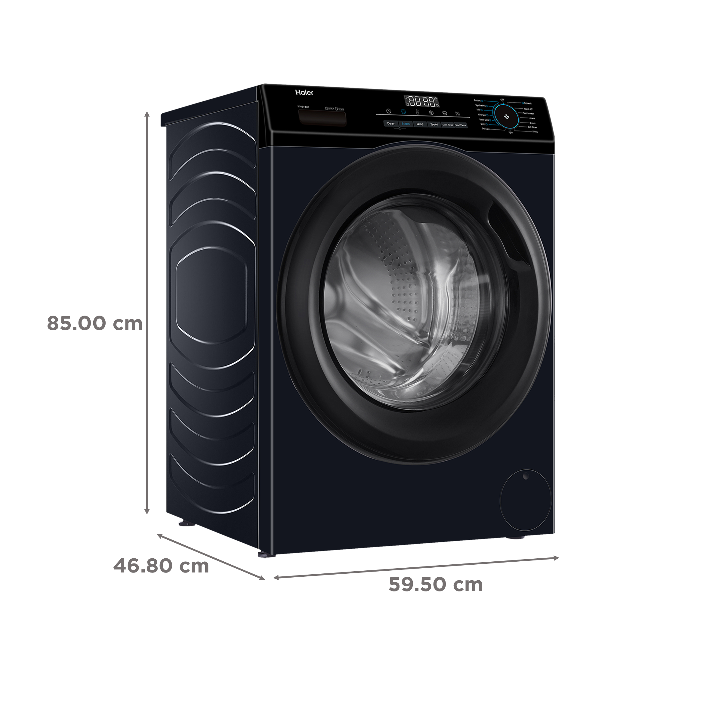 Haier 7 kg 5 Star Inverter Fully Automatic Front Load Washing Machine (HW70-IM12929BKU1, Anti Bacterial Technology, Black) Haier 7 kg 5 Star Inverter Fully Automatic Front Load Washing Machine (HW70-IM12929BKU1, Anti Bacterial Technology, Black)